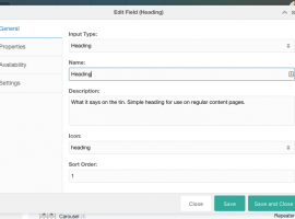 Component - Field - General