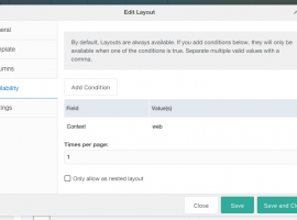 Component - Layout - Availability