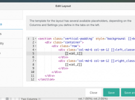 Component - Layout - Template